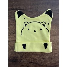 Gülümse Gel Yenidoğan Kız Erkek Bebek 1 Adet Ayıcık Figür Bandana Şapka Başlık Bere