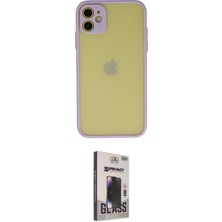 Cepte Toptan Apple Uyumlu iPhone 11 Kılıf Ahenk Çizgi Serisi Ikili Koruma Seti