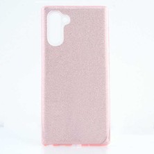 ZM Store Galaxy Note 10 Uyumlu Kılıf Renkli Simli Parlak Shining Kapak