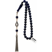 Benko Kehribar Tesbih Yuvarlak Kesim 14.3gr Taş Çapı:7x7,67 Mm,tam BOY:28CM Orjinal Gümüş.