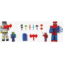 Boratila Toys 2 Büyük 2 Küçük Figürlü Aksesuarlı Oyun Seti - Gelişim Destekli Blok Oyuncaklar