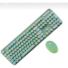 Epilons Tr Mofii Sweet Yeşil Klavye Mause Set