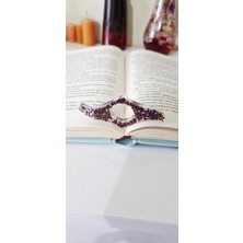 PINAXAR Kitap Okuma Yüzüğü Epoksi Sayfa Tutucu El Yapımı Pratik Kitap Aksesuarı