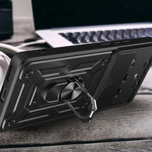 Hsc Bilişim Realme 11 Pro Kılıf Pars Lens Yüzüklü Silikon - Kırmızı