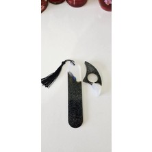 PINAXAR Epoksi Kitap Ayracı ve Okuma Yüzüğü Ikili Set 14X8 cm