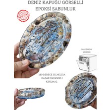 PINAXAR El Yapımı Deniz Temalı Epoksi Sabunluk 4X10.5 cm