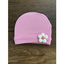 Gülümse Gel Yenidoğan Kız Erkek Bebek 1 Adet Papatya Çiçek Desen Bandana Şapka Başlık Bere