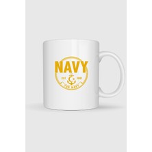 Bahriyeli Collection  Tur Navy Baskılı Kupa Bardak
