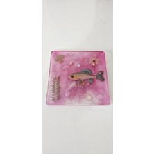PINAXAR Epoksi Kırılmaz Gider Kapağı, Gider Süsü Pembe 2