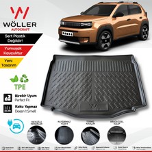 Wöller Yeni Fiat Grande Panda Bagaj Havuzu 2025 Sonrası Uyumlu 3D Ultraflex Esnek