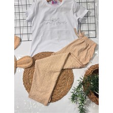 Lea Kids Kız Çocuk Rahat Kesim Bubble Kumal Yazlık Pantolon