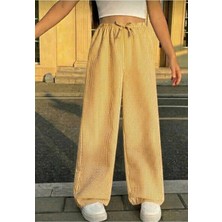 Lea Kids Kız Çocuk Rahat Trend Çizgili Pantalon