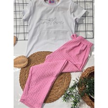 Lea Kids Kız Çocuk Rahat Kesim Bubble Kumal Yazlık Pantolon