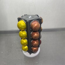 Valyria Store 3D Baskı Döner Stand Nespresso Vertuo Kapsül Kahve Standı 20’li Organizer
