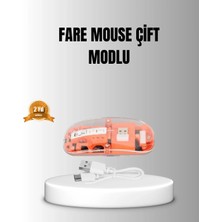 Çift Modlu Kablosuz Bluetooth 5.0 + 2.4ghz Mouse – 3 Cihaz Bağlantılı, Hızlı Geçiş Düğme