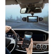 Wifi Destekli Araç Içi Kamera 170 Derece Geniş Açılı ve Loop Kayıt Özellikli TKNPX-4342