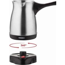 Çelik Kahve Makinesi Cezve 800 Watt Paslanmaz Çelik Türk Kahvesi Makinesi TKNPX-4342