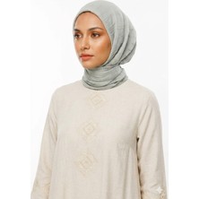Ang-Scarf 100 x 100 Defne Renk Piliseli Bambu Eşarp - Ağırlık Yapmaz - Ütü İstemez - Dört Mevsim Kullanıma Uygun - Kayma Yapmaz