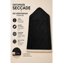 Ortopedik Diz Ağrıtmayan Kapitone Hediyelik Çeyizlik Seccade 1cm Sünger 65 x 120 Ebat