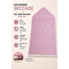 Ortopedik Diz Ağrıtmayan Kapitone Hediyelik Çeyizlik Seccade 1cm Sünger 65 x 120 Ebat