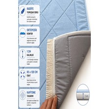 Ortopedik Diz Ağrıtmayan Kapitone Hediyelik Çeyizlik Seccade 1cm Sünger 65 x 120 Ebat