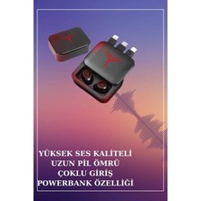Zenvia Powerbank Özellikli Bluetooth Kulaklık ve Nabız Ölçer Akıllı Saat Bileklik Hediyeli