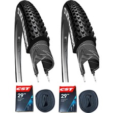 Cst 29X2.10 Bisiklet Dış Lastiği Jack Rabbit Telli Eps x 2 Adet + Cst Iç Lastik Seti