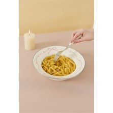 Emaylab Rebel Bow Emaye Çukur Makarna ve Salata Tabağı