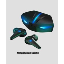 Zenvia Oyuncu Bluetooth Kulaklık Tam Kablosuz Stereo LED Işıklı