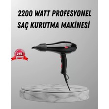Calperia 2200W Fön Makinesi – Profesyonel Ac Motor, Soğuk ve Sıcak Üfleme