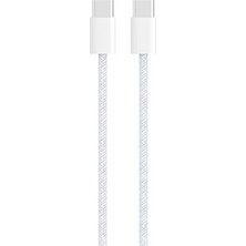 HiboTekno Pd 60W Usb-C To Usb-C Örgü Şarj ve Veri Kablosu (1 Metre) Süper Hızl Şarj Kablosu