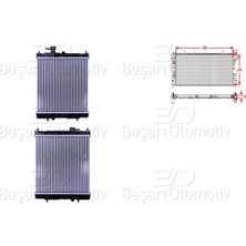 Parcaworld Su Radyatoru Brazıng mt 380X358X16 -21410-1F515- Nıssan Mıcra 1.3 16V 92-00