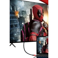 Ozcmax HDMI Kablosu Hdtv Bilgisayar Uydu Görüntü Ses Full Hd Sargıllı Görüntü Aktarma Kablosu