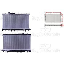 Parcaworld Su Radyatoru Brazıng At 340X687X16 -45111-FE&2&- Subaru Impreza 2.0 Turbo 01>
