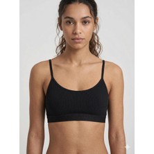 Underwear Bodyway Underwear Body Way Kadın Ip Askılı Fitilli Bralet Sütyen - Simli Bantlı, Telsiz ve Kapsız Spor Sütyeni Pedli Büstiyer