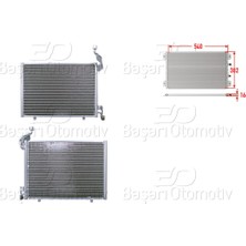 Parcaworld Ford Fıesta. B-Max 1.6tdcı 12 Klıma Radyatoru mt 505X382 mm AV1119710EB