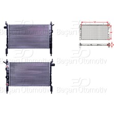 Parcaworld Su Radyatoru Mekanık At 525X328X34 -51- Opel Astra F 1.4 Otomatık 91 >