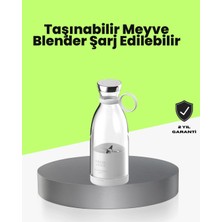 Zenvia Mey Ithalat® 4 Bıçaklı Gıda Sınıfı Paslanmaz Çelik Taşınabilir Blender