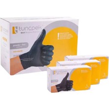 Tunçpek Nitril Siyah Eldiven L Büyük Boy 100PCS