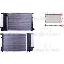 Parcaworld Su Radyatoru Brazıng mt 440X328X32 -6&735- Bmw 3 Serısı E30. E36 89-99 5 Serısı E34 87-96