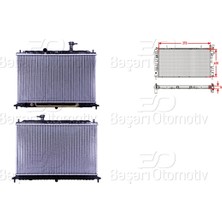Parcaworld Kıa Rıo 1.4 05 Su Radyatoru Brazıng At 370X628X16 mm 25310-1G100