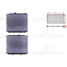 Parcaworld Su Radyatoru Brazıng At 500X655X26 mm -21450-7F001- Nıssan Terrano 2.7 Td 2.4 B Enzın 96>