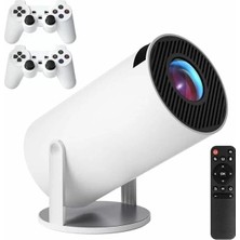 Calperia 4K Wireless Çift Kollu Kumandalı Oyun Projeksiyonu Retro Video Oyunu