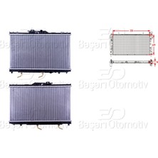 Parcaworld Su Radyatoru Brazıng mt 350X639X16 mm -164000D040- Toyota Corolla AE111. AE112 97-01
