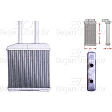 Parcaworld Kalorıfer Radyatoru Brazıng Mtat 152X166X25 mm Chevrolet Matız 0.8 1.0 Daewoo Matız 0.8 1.0 98 > -315140005-00
