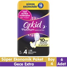 Orkid Platinum Gece Ekstra Süper Ekonomik Paket 16X6 96 Adet