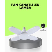 Katlanabilir 4 Kollu LED Ampül 60 Watt 6000 Lumen Beyaz Işık - HS6123-6913