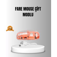 Calperia Çift Modlu Kablosuz Bluetooth 5.0 + 2.4ghz Mouse – 3 Cihaz Bağlantılı, Hızlı Geçiş Düğmeli