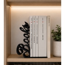 Hobby Fab Design Kitaplık Standı-Kitap Desteği - Dekoratif Kitap Dik Tutucu