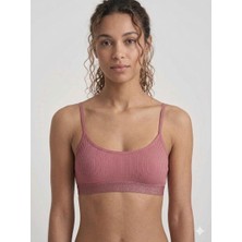 Underwear Bodyway Underwear Body Way Kadın Ip Askılı Fitilli Bralet Sütyen - Simli Bantlı, Telsiz ve Kapsız Spor Sütyeni Pedli Büstiyer
